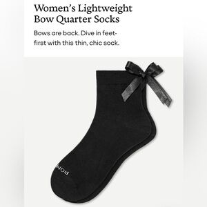 Women’s size small Bombas brand bow socks - New with tags!